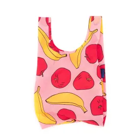 Baby Bag in Light Pink Apples & Bananas by Baggu