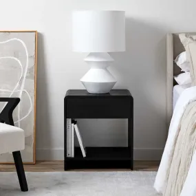 Owen Bedside Table - Black