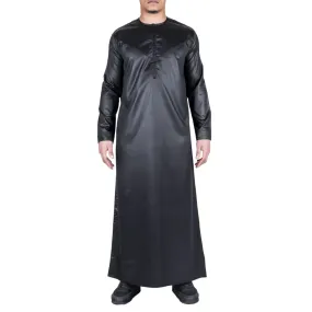 TT-002 - Men's Satin Emirati Thobe Islamic Clothing