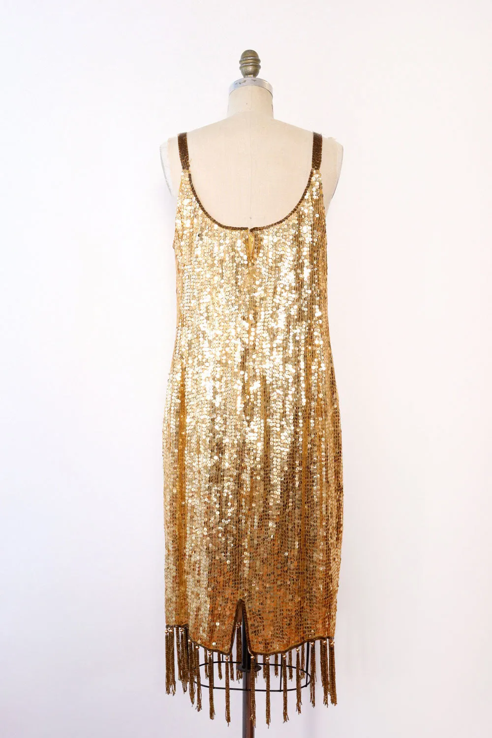 24K Fringe Sequin Dress L/XL