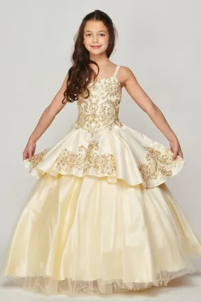 3 Piece Style Ball Gown Flower Girl Dress