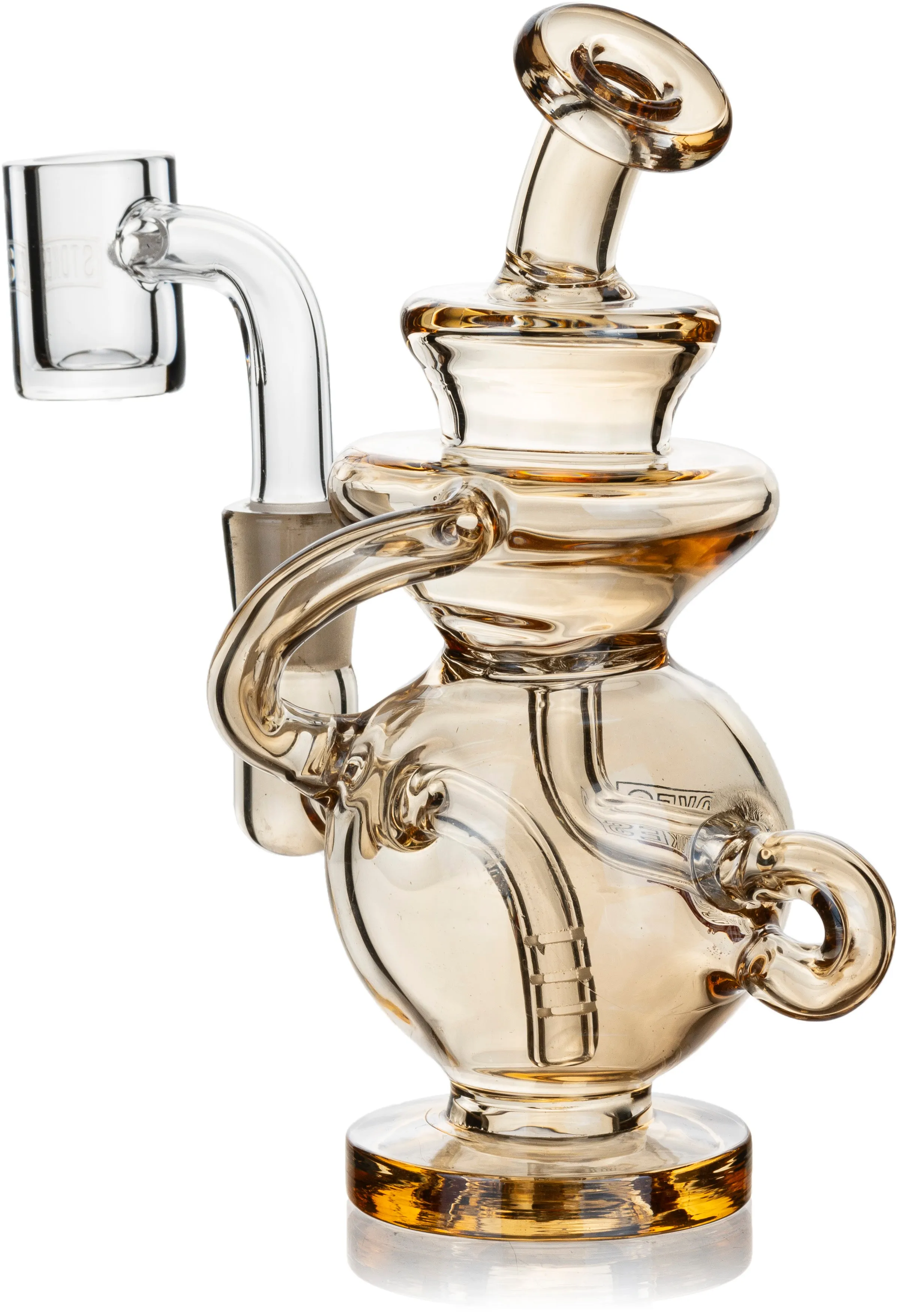 5.5 Saturn Dab Rig, by Stokes Glass (free banger included)