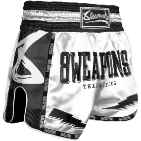 8 Weapons Snow Night Carbon Muay Thai Shorts