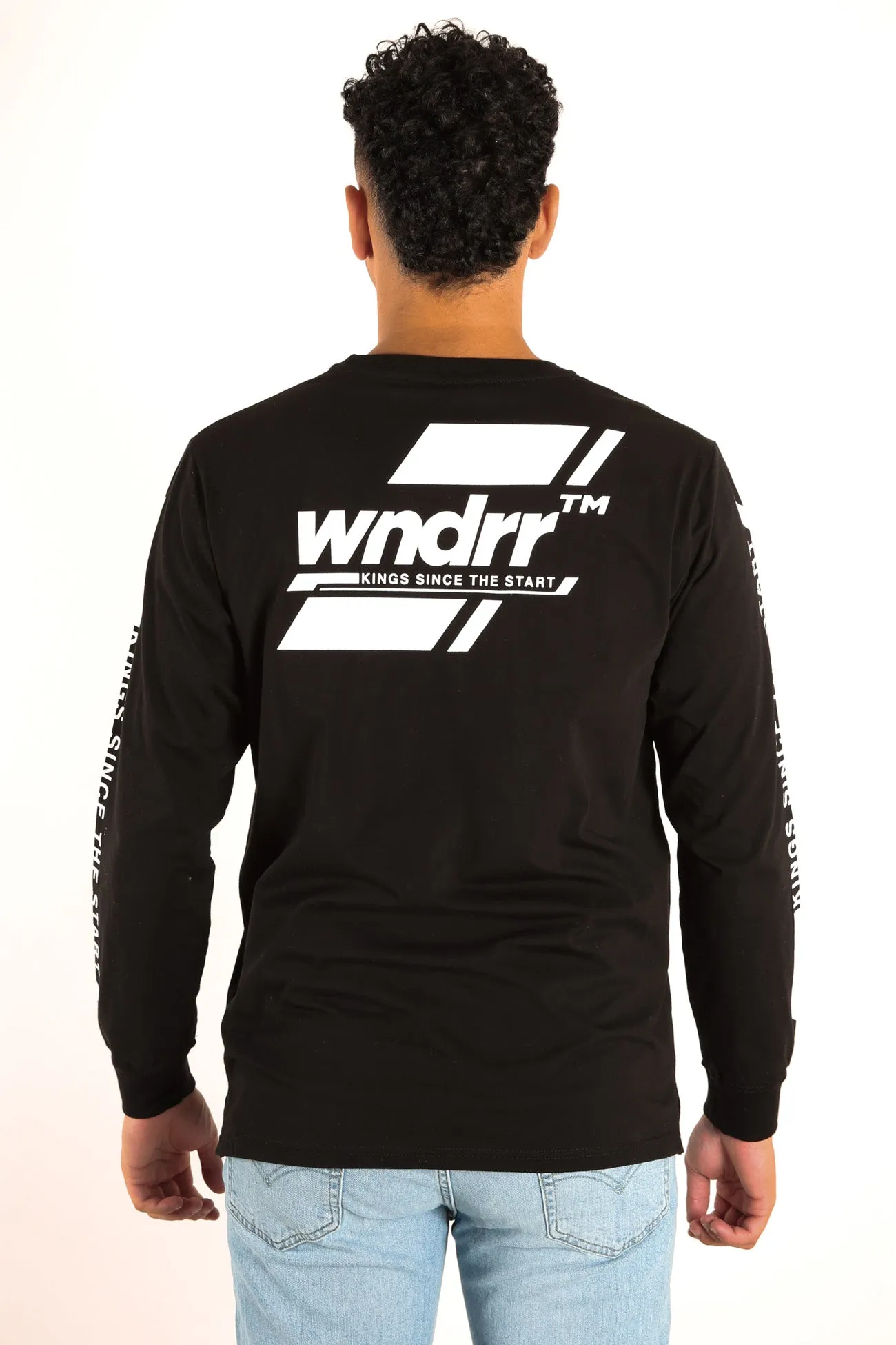 Across Long Sleeve Tee Black