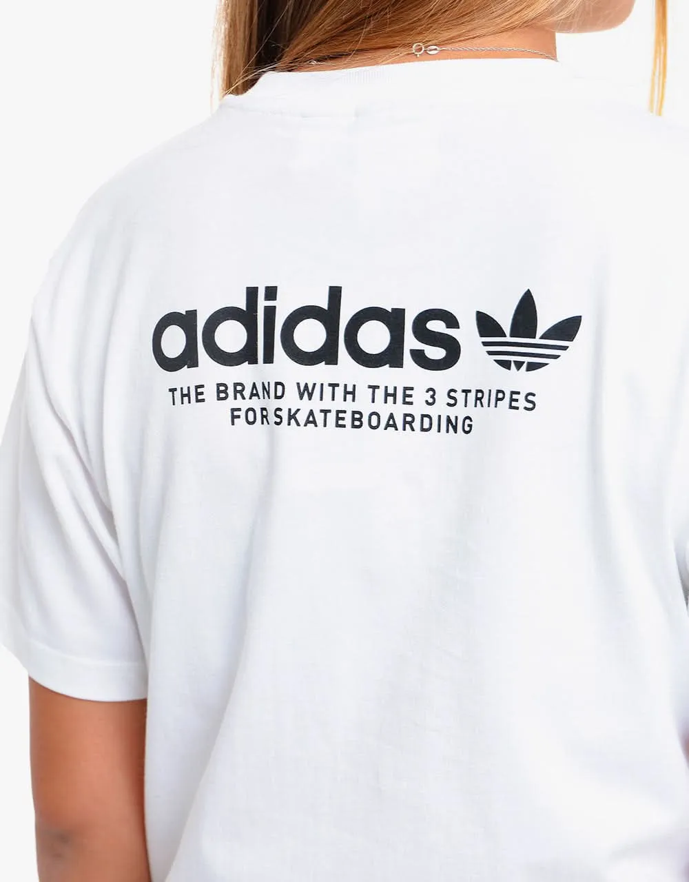 adidas 4.0 Logo T-Shirt - White/Black