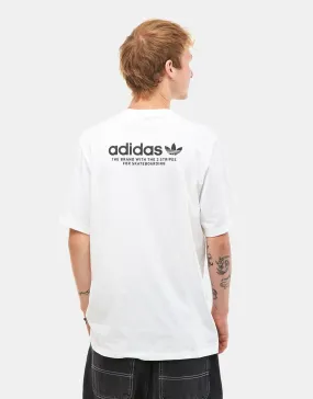 adidas 4.0 Logo T-Shirt - White/Black