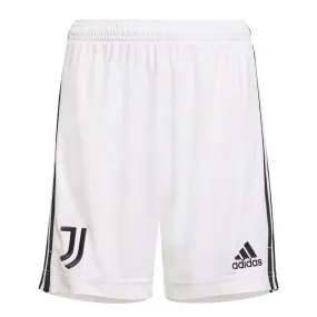 adidas Juventus FC Official 2021/22 Home Shorts - Youth - White