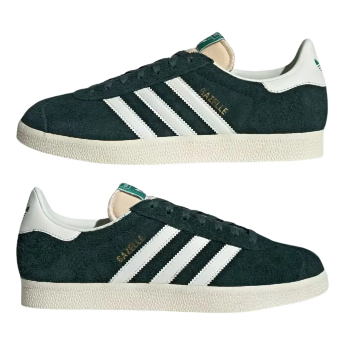 Adidas Men's Gazelle Mineral Green/Off White/Cream White