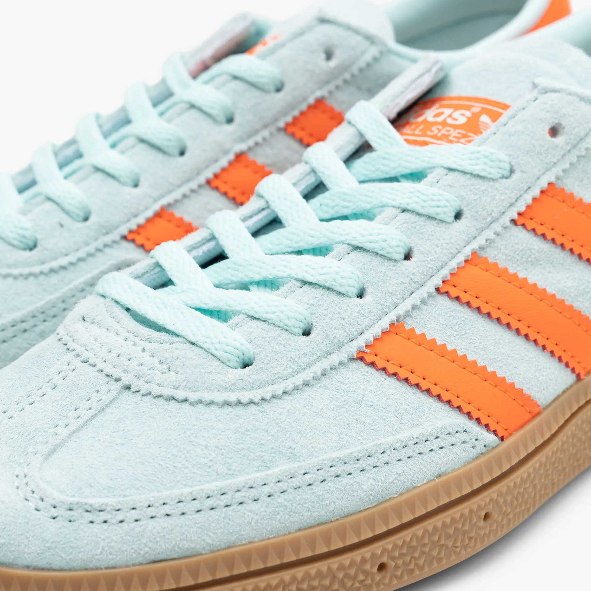 adidas Originals Women's Handball Spezial Semi Flash Aqua / Impact Orange