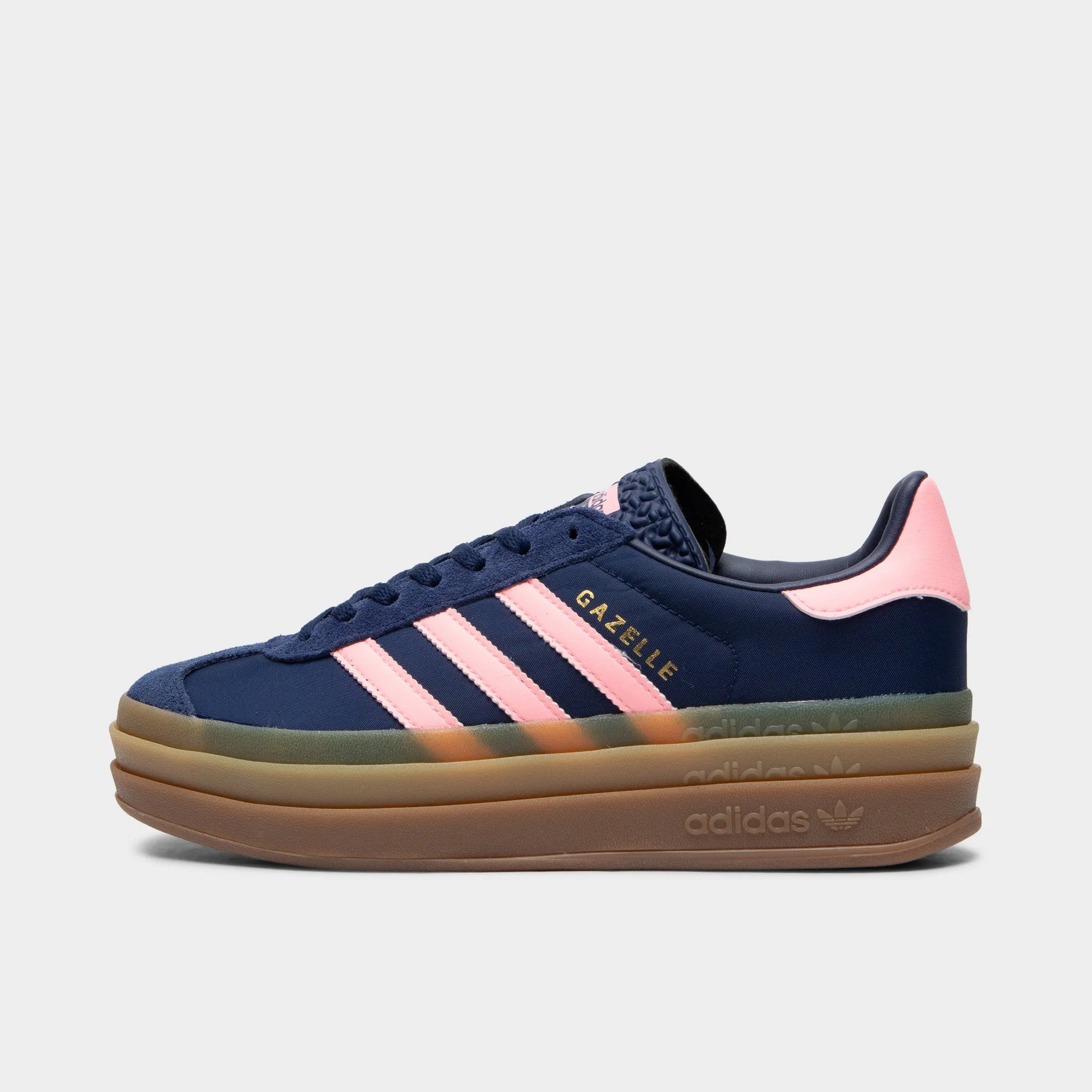 adidas Women's Gazelle Bold Dark Blue / Pink