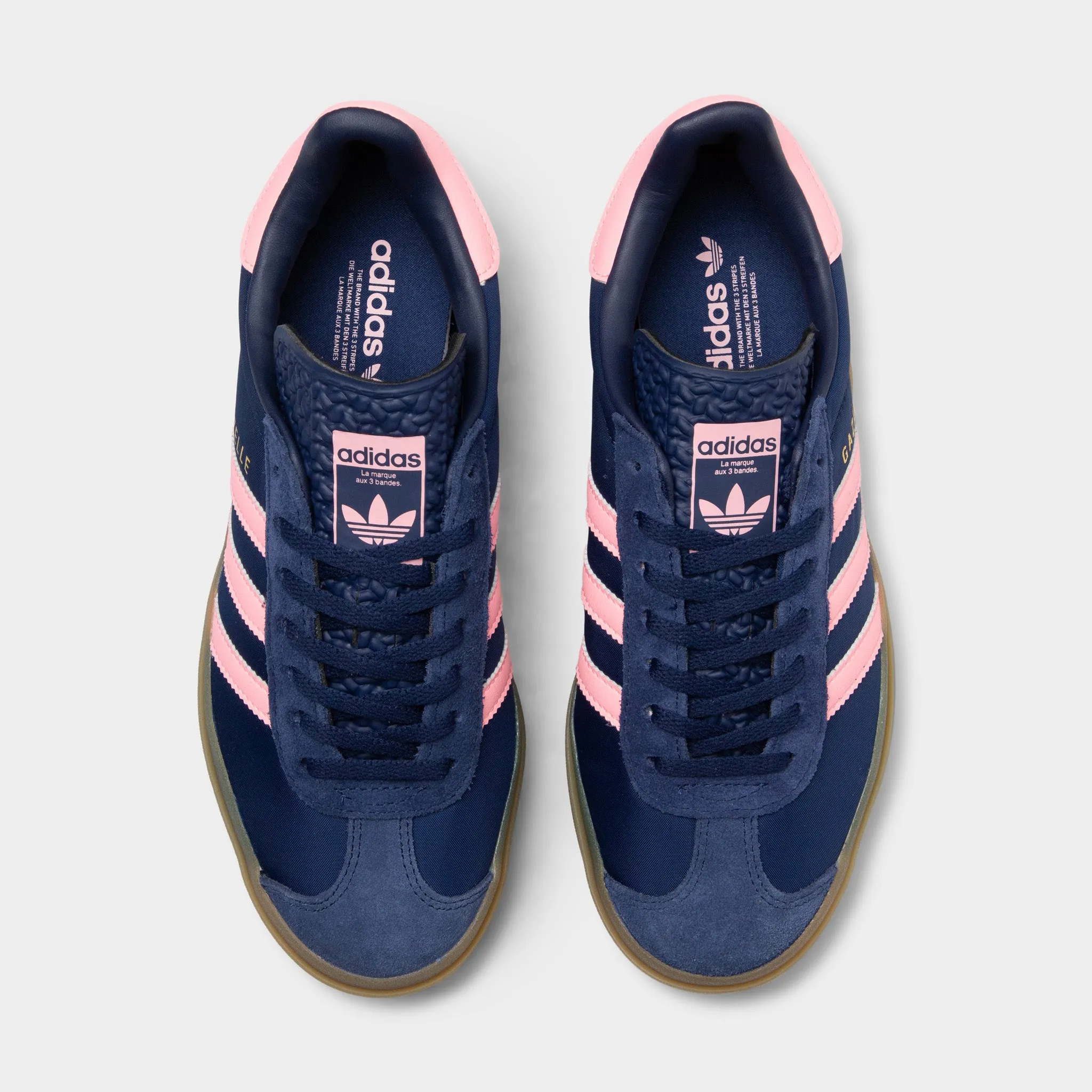 adidas Women's Gazelle Bold Dark Blue / Pink