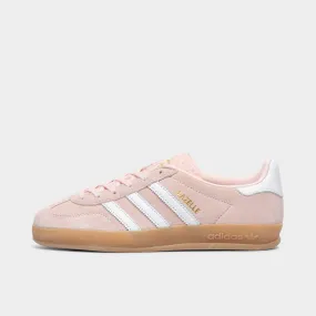 adidas Women's Gazelle Indoor Sandy Pink / White - Gum