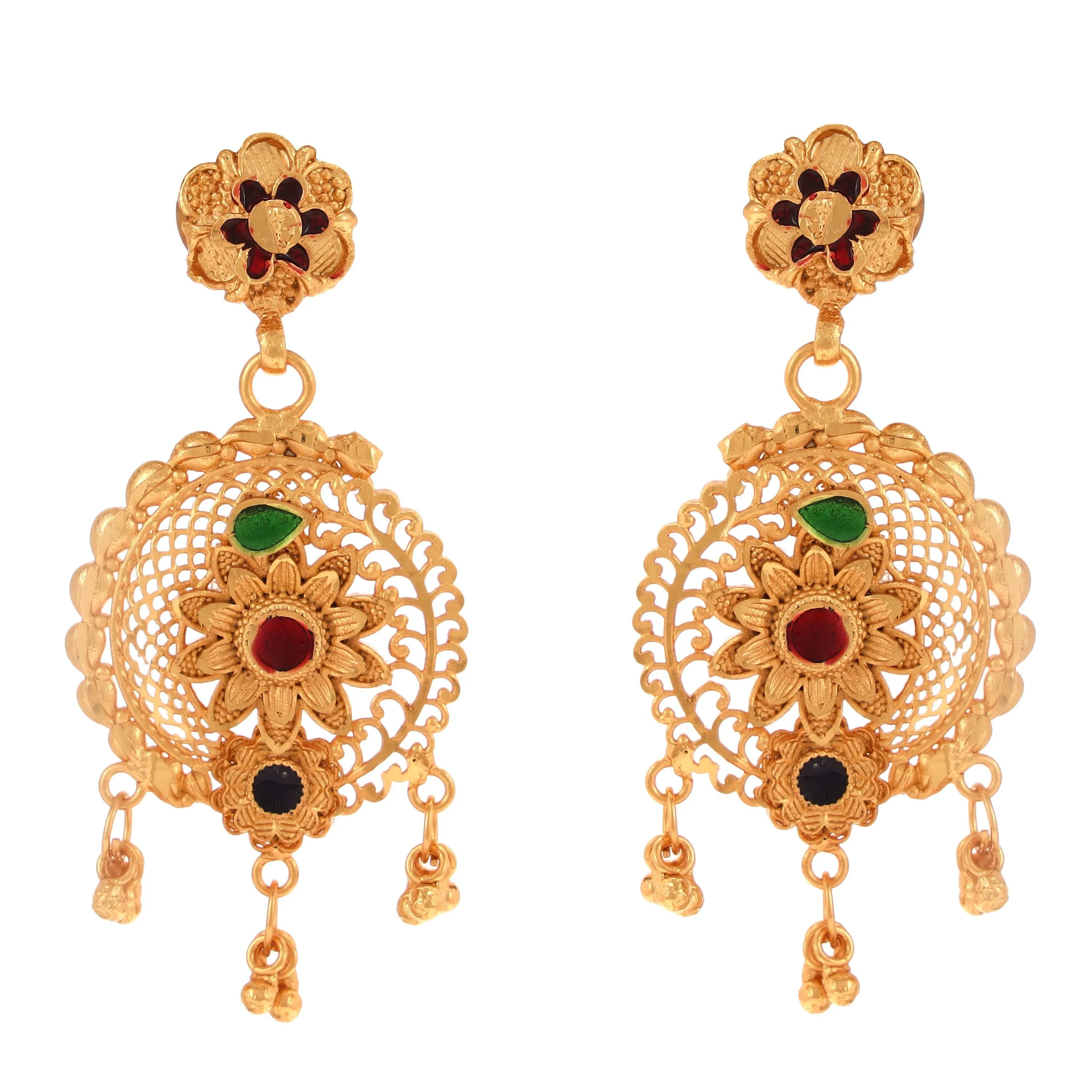 Ahalya - Long Sitahar With Matching Earrings