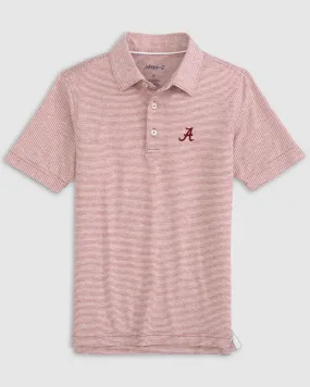 Alabama Lyndonn Jr. Striped Jersey Performance Polo