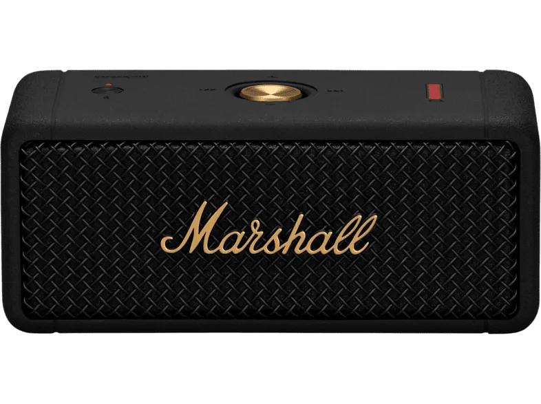 Altavoz inalámbrico - Marshall Emberton, 20W, Bluetooth, Autonomía de 20 h, IPX7, Negro