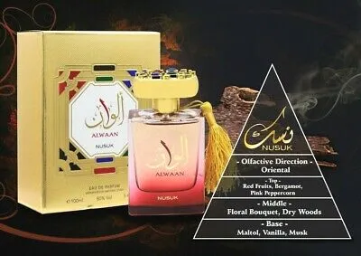 Alwaan by Nusuk Eau De Parfum 3.4 oz 100 ml