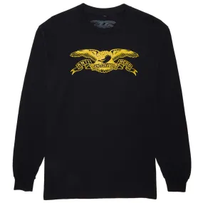 Anti-Hero Basic Eagle Long Sleeve T-Shirt - Black/Gold