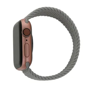 Apple Watch (38/40/SE/41MM) Elastisk Stof Rem - Str. M - Grå