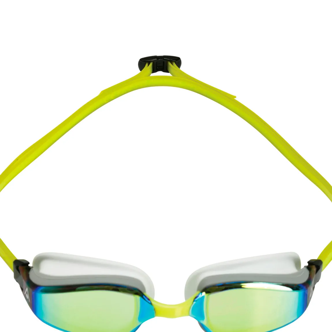 Aqua Sphere Fastlane.A - White/Yellow:Yellow Titanium Mirrored