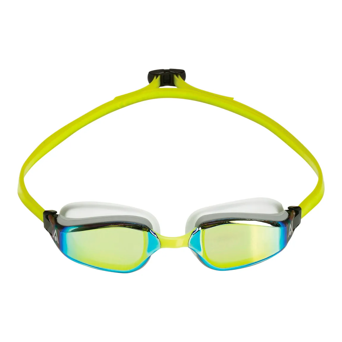 Aqua Sphere Fastlane.A - White/Yellow:Yellow Titanium Mirrored