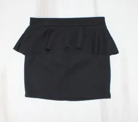 ARDENES BLACK STRETCH SKIRT LADIES LARGE EUC