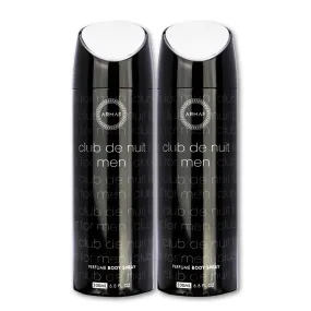 Armaf Club De Nuit Men Deodorant for Men - 200ML Each (Pack of 2)