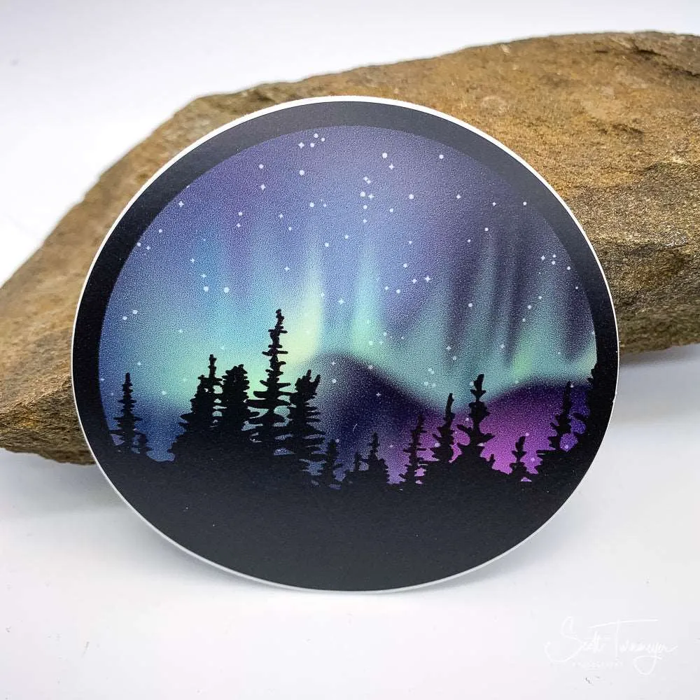 Aurora Northern Lights Vinyl Sticker Decal