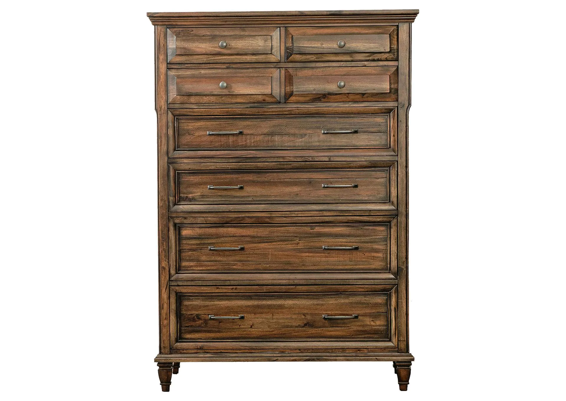 Avenue Bedroom Set Weathered Burnished Brown