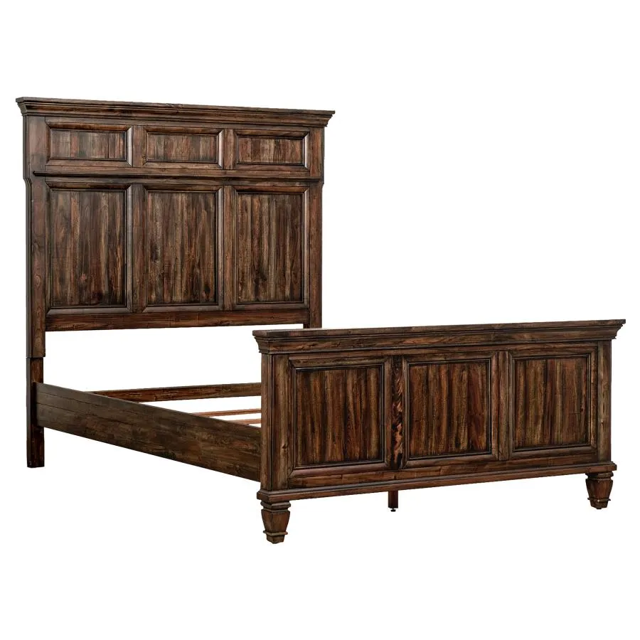 Avenue Bedroom Set Weathered Burnished Brown