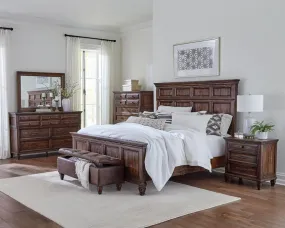 Avenue Bedroom Set Weathered Burnished Brown