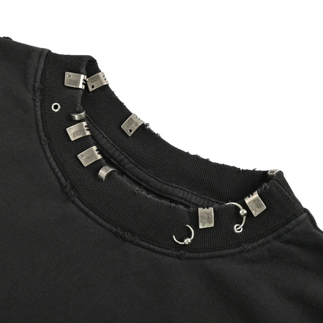 Balenciaga Embellished Collar Sweatshirt