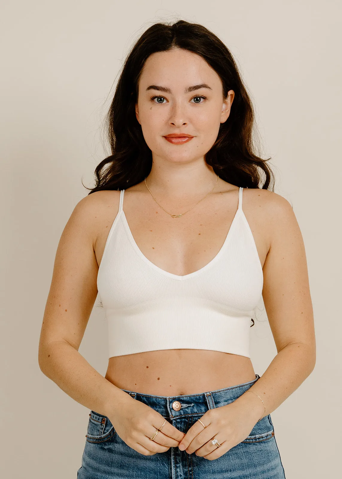 Bella Bralette - Ivory