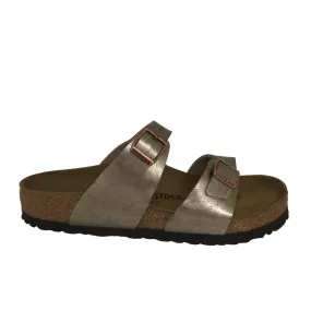 Birkenstock Sydney ~ Graceful Taupe ~ Pearl White ~ Old Rose