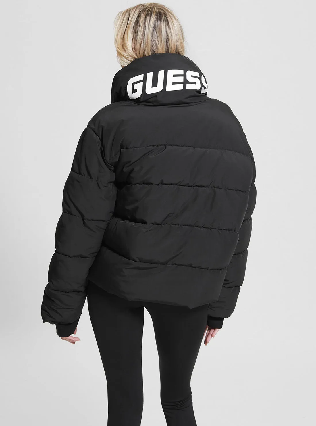 Black Claudia Active Puffer Jacket