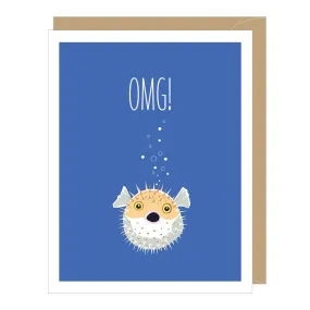 Blowfish Greeted Birthday Card