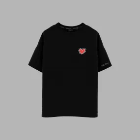 'Blvck x Keith Haring' Heart Tee