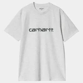 Carhartt WIP - Script T-Shirt - Ash Heather / Duck Blue