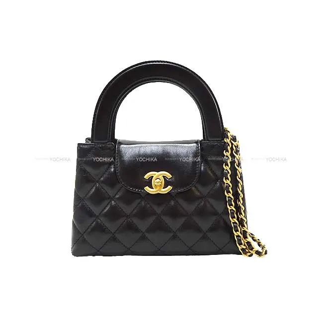 CHANEL Shoulder bag Matelasse COCO Mini Shopping Chain Noir (Black) Aged calfskin Gold HW AS4416[BRAND NEW][Authentic]