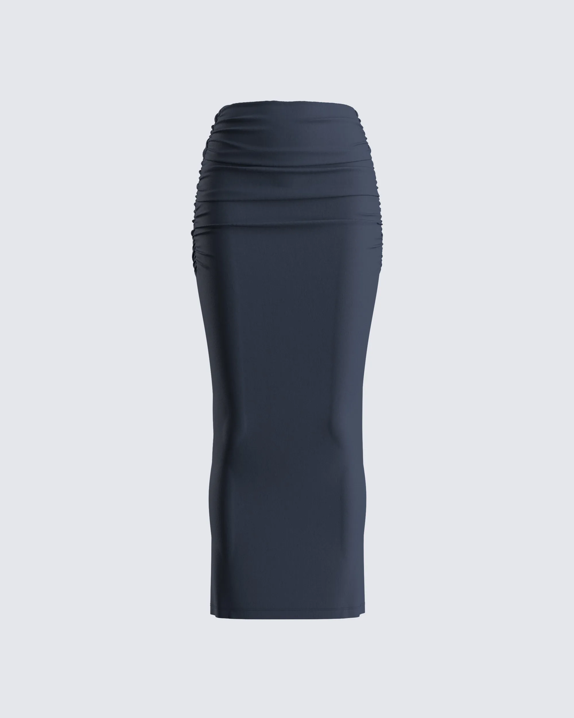 Charlize Navy Maxi Skirt