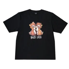 Chipmunk Love Black T-shirt