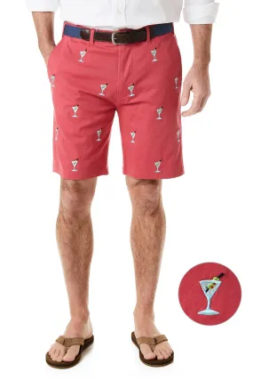 Cisco Short Stretch Twill Hurricane Red with Martini