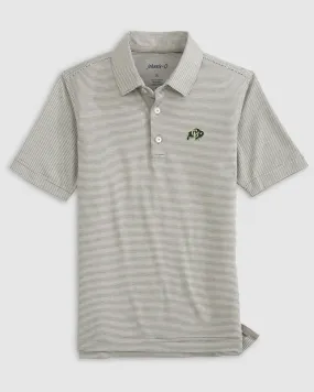 Colorado Lyndonn Jr. Striped Jersey Performance Polo