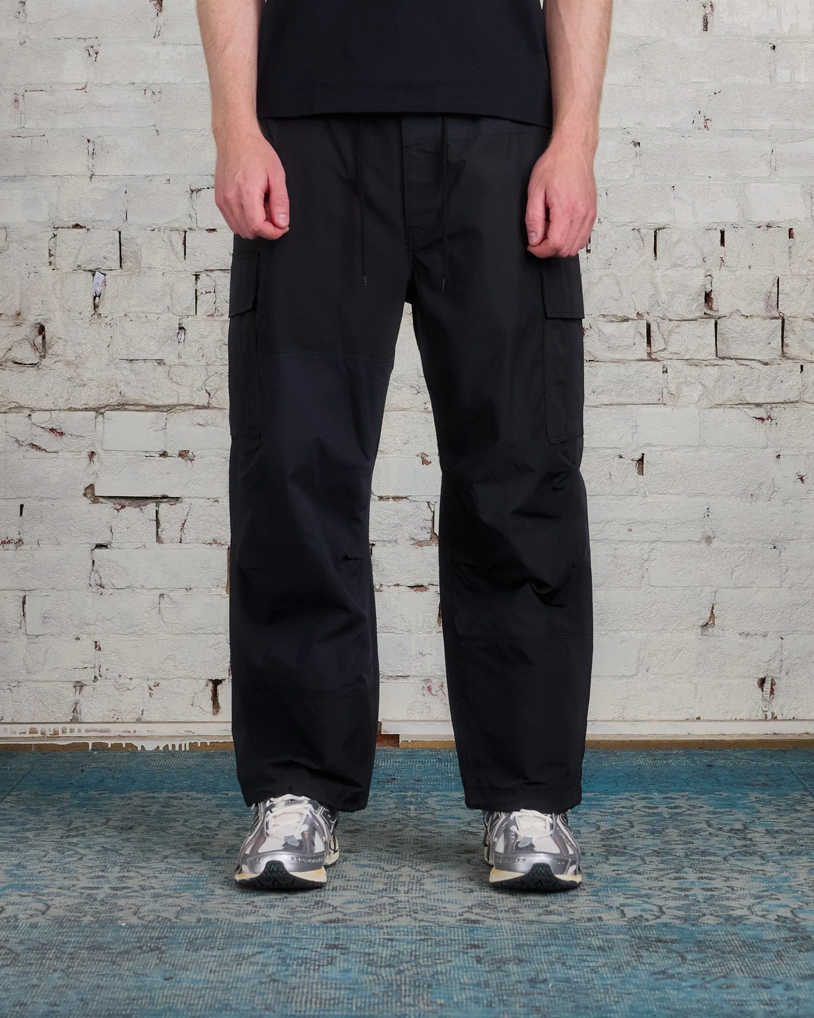 COMME des GARÇONS HOMME Cotton Nylon Mix Cloth Cargo Pant Black