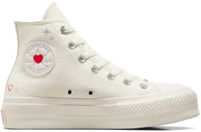 Converse Womens Chuck Taylor All Star Hi Top Lift Egret/Fever Dream/Egret