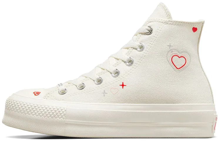 Converse Womens Chuck Taylor All Star Hi Top Lift Egret/Fever Dream/Egret