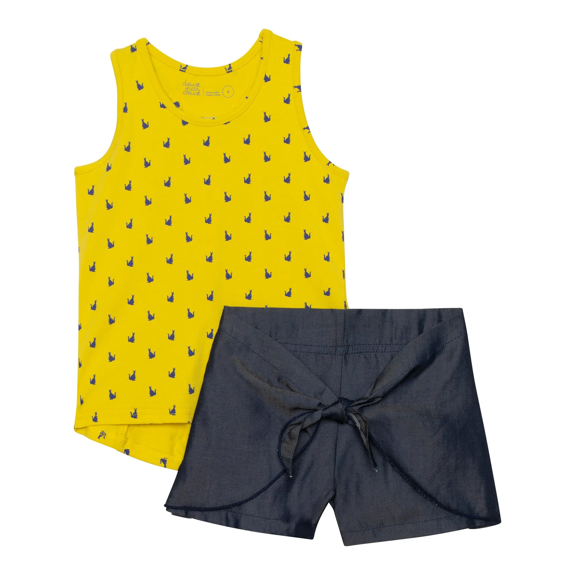 Deux par Deux Small Kangaroo Tank Top & Shorts