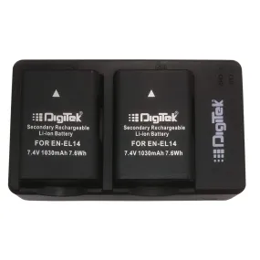 Digitek (ENEL 14 Battery   Charger Combo DUC 010)