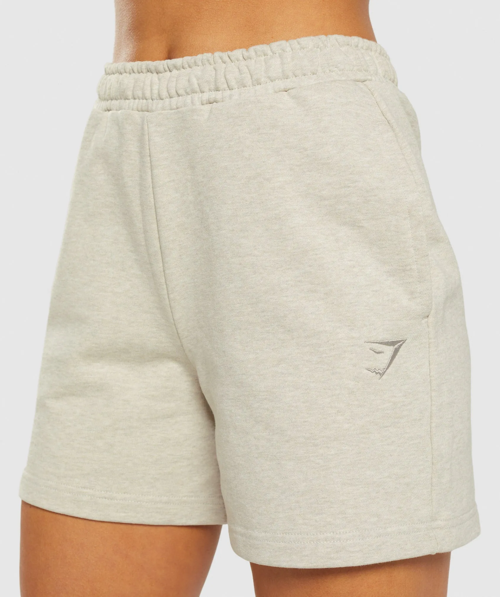 DNU Gymshark Rest Day Sweats Shorts - Sand Marl