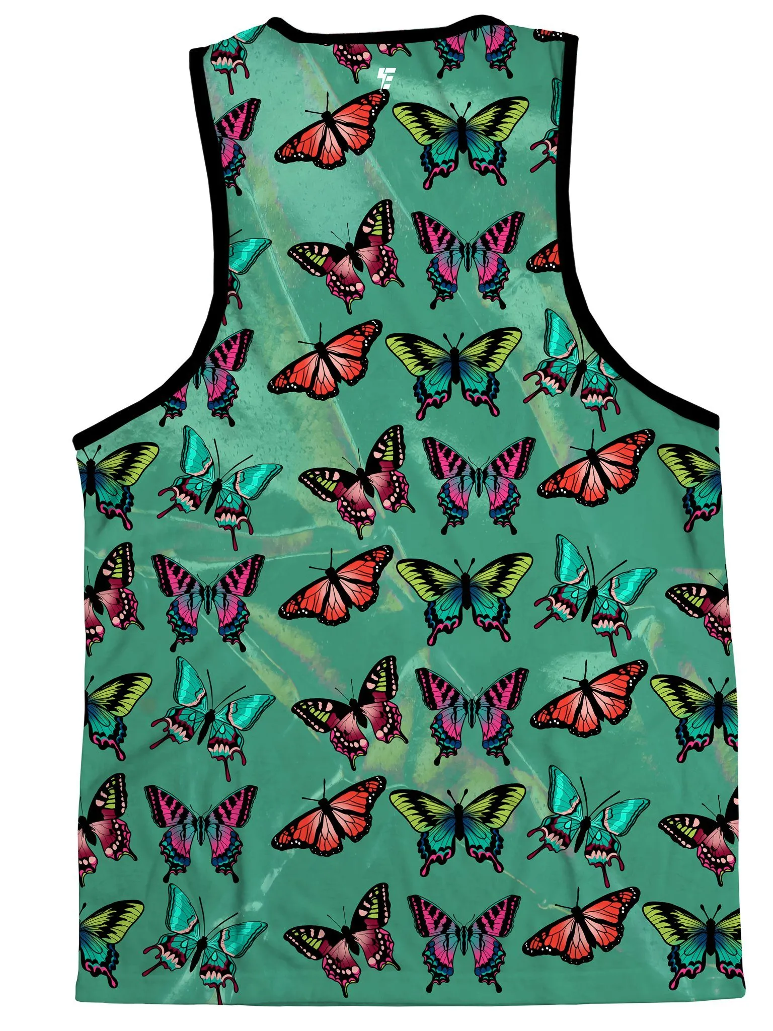 Emerald Butterfly Unisex Tank