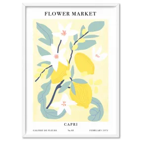 Flower Market | Capri - Art Print